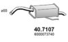 RENAU 7701049677 End Silencer